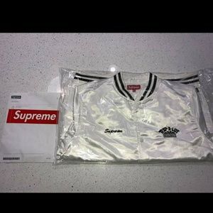 Rap Alot X supreme collab satin jacket